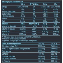 Black Blood NOX+ 330g-Biotech USA