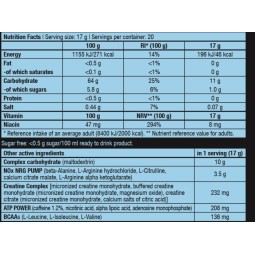 Nitrox Therapy 340g Biotech USA- Pre entrenamiento-Envio gratuito