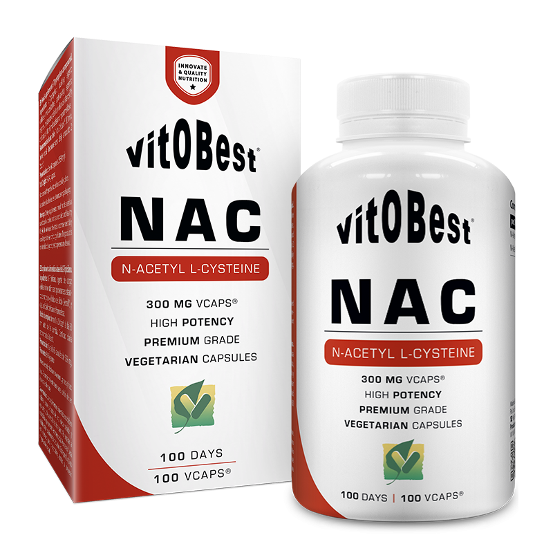 NAC 300MG-Vitobest. Acetil-cisteina protector hepatico.