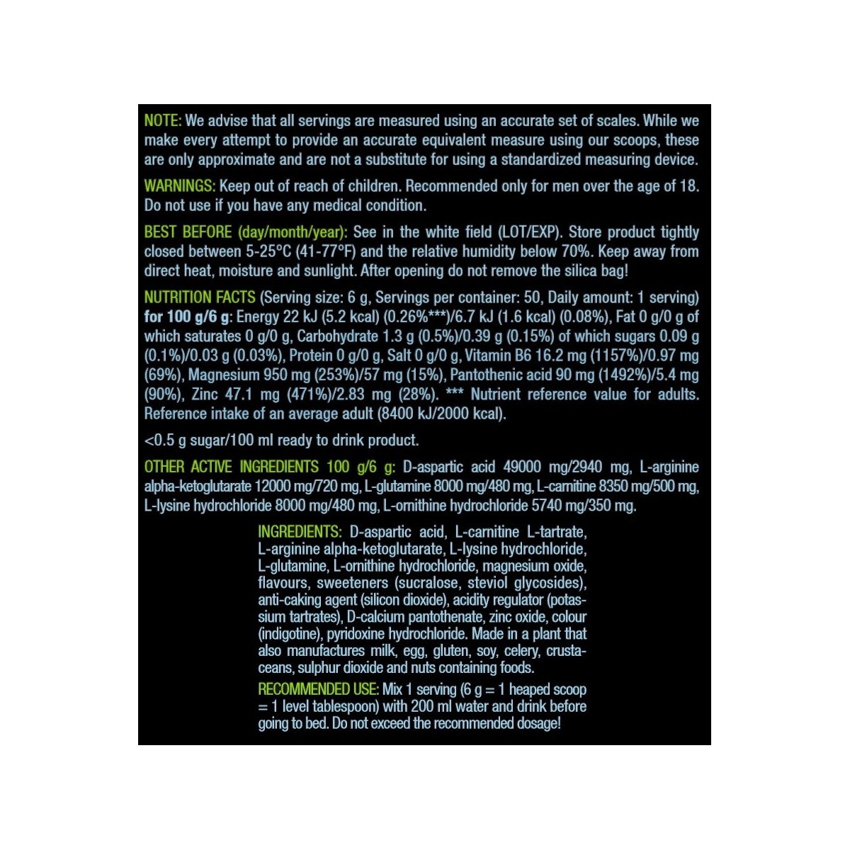 TST + GH 300gr-Biotech USA-Potenciador de Testosterona y H.Crecimiento