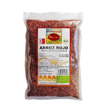 Arroz Rojo BIO-500g-Prasad-Sin Gluten