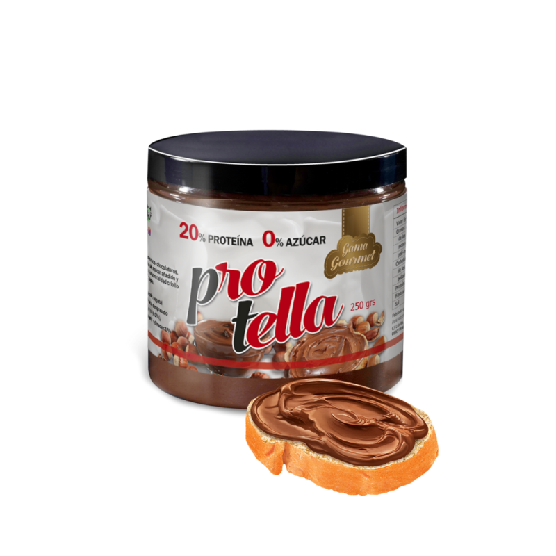 Protella-Crema de chocolate con avellanas sin azúcar-250gr