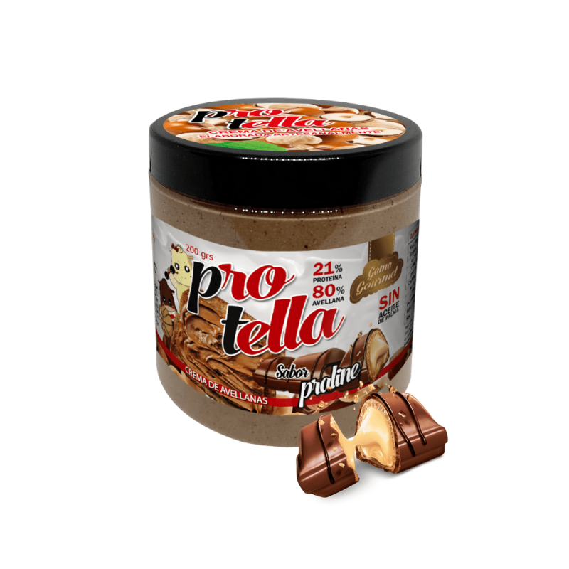 Protella-Crema de avellanas sabor chocolate praliné-200gr
