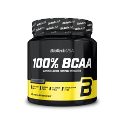 100% BCAA Biotech USA 400g Puros Sin Sabor Ratio 2:1:1