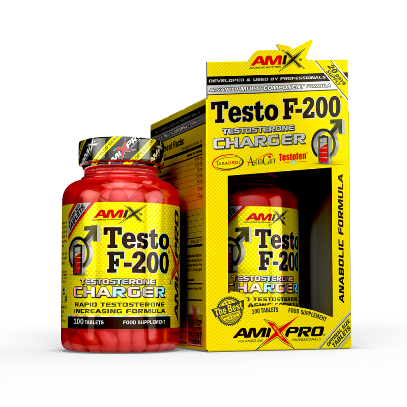 Testo F-200 Amix Pro 100 tabs Precursor Testosterona Natural