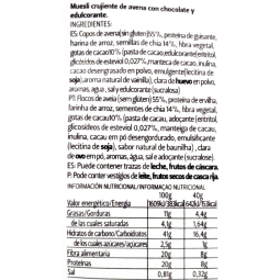 Muesli Crujiente Proteico Sin Gluten Pr-Ou 350g Granola Crunchy