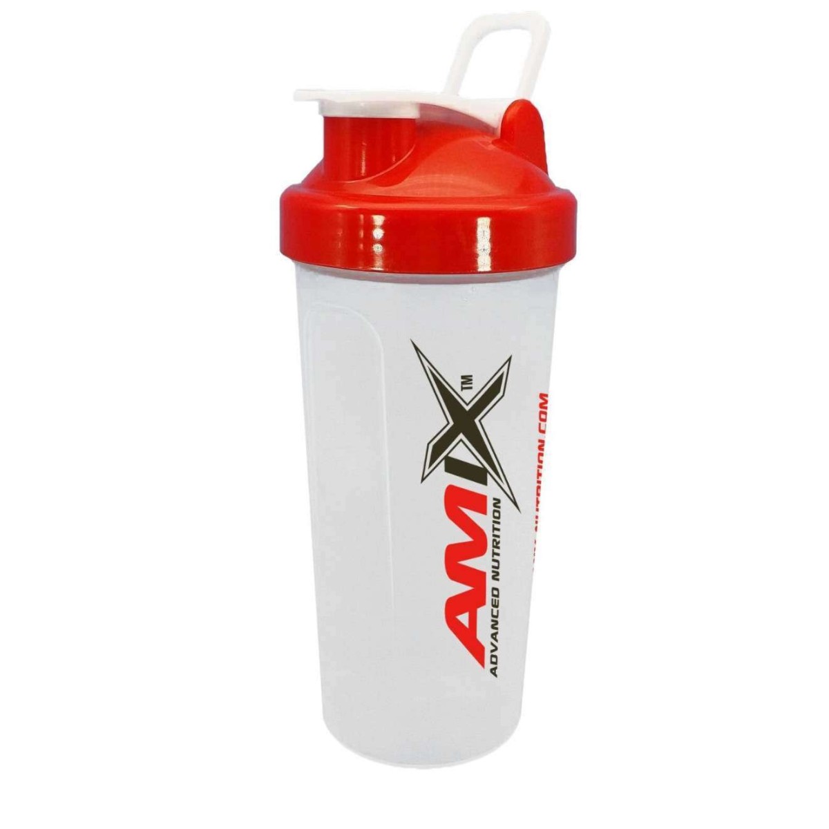 Shaker Amix 700ml mezclador batidor con rejilla y tapón de bisagra