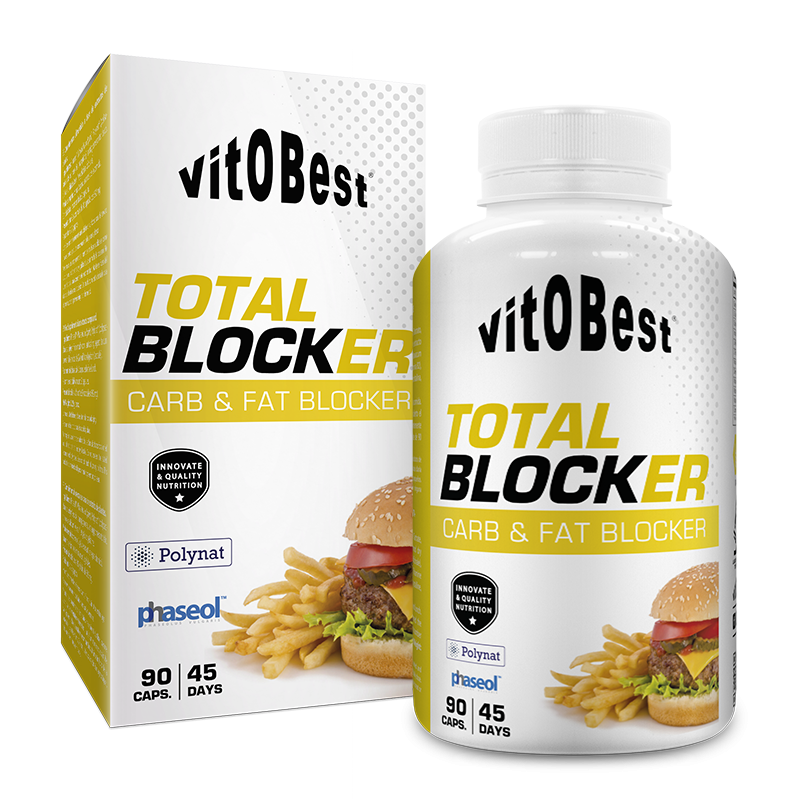 Total Bloquer 90 caps Vitobest Bloqueador de Carbohidratos y Grasas