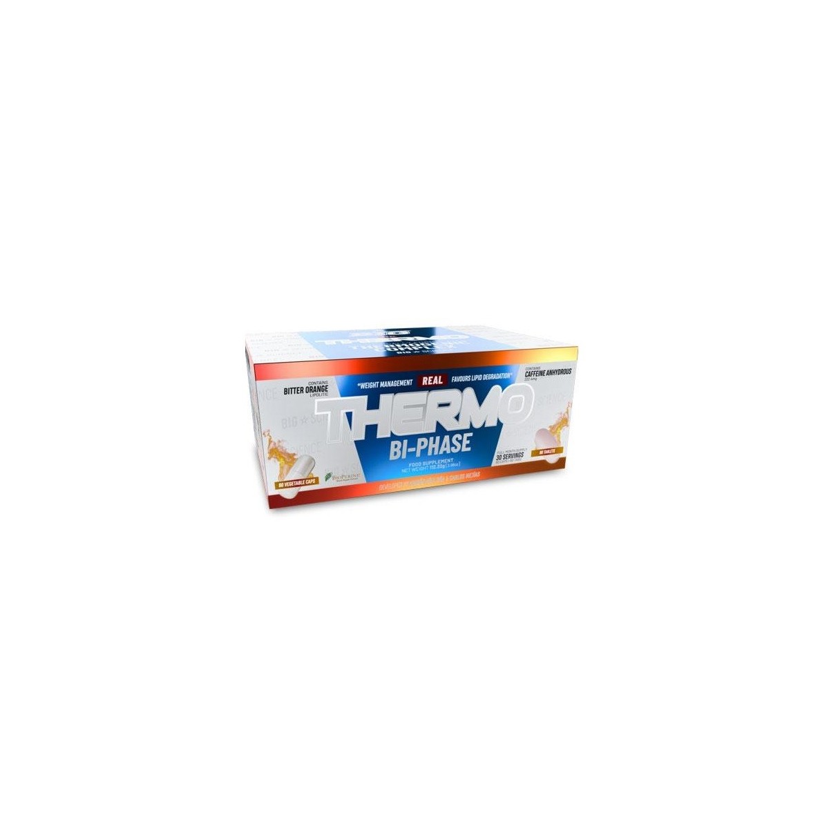 Real Thermo 30 serv BIG quemador de grasa de 2 fases