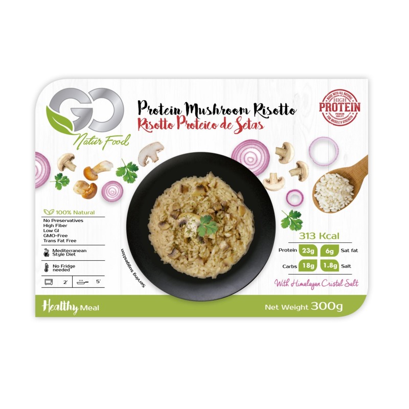 Rissoto Proteico de Setas Go Natur Food 300gr