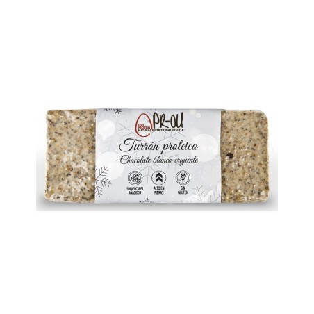 Turron Proteico Crujiente Chocolate Blanco Pr-Ou 200g