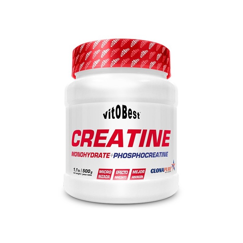 Creatina Clonapure 500gr Vitobest monohidrato+fosfocreatina