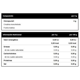 Creatina Clonapure 500gr Vitobest monohidrato+fosfocreatina