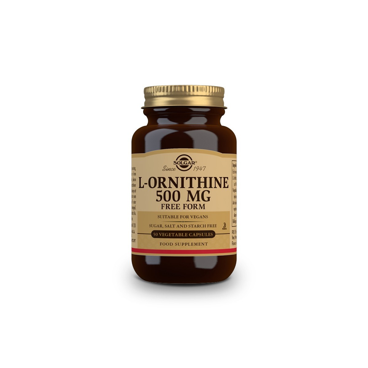 L-Ornitina 500mg 50caps Solgar