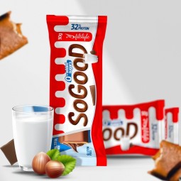 So Good 30g Fitstyle Barquillo Relleno Sin Azúcares Sin Gluten