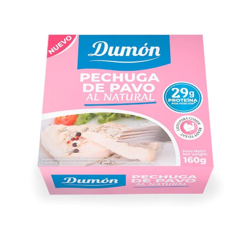 Pechuga de Pavo En Lata Al Natural 160g Dumón