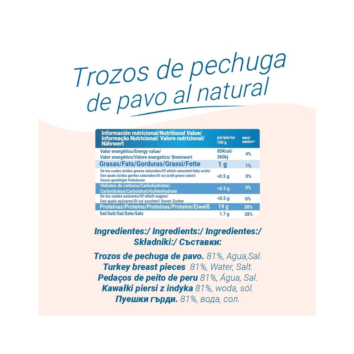 Pechuga de Pavo En Lata Al Natural 160g Dumón