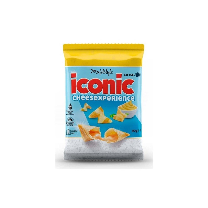 Iconic Cheesexperiencie 1x30g Fitstyle Snack Relleno