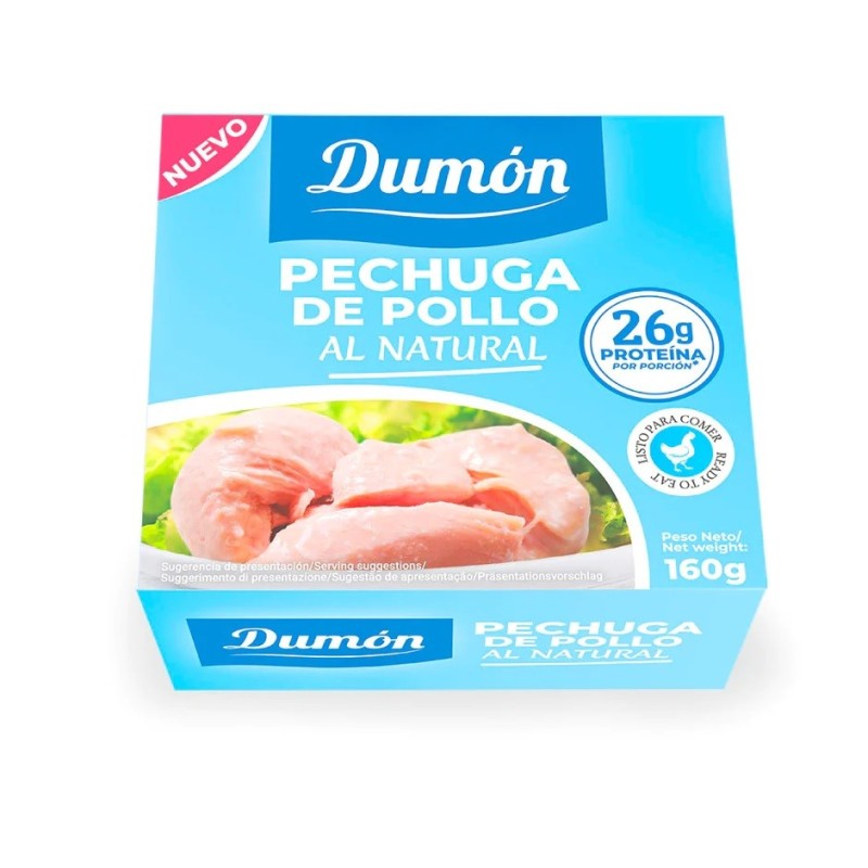 Pechuga de Pollo Al Natural 155gr 1ud Dumón