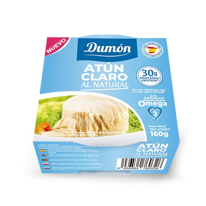 Atún Claro Al Natural 160g Dumón