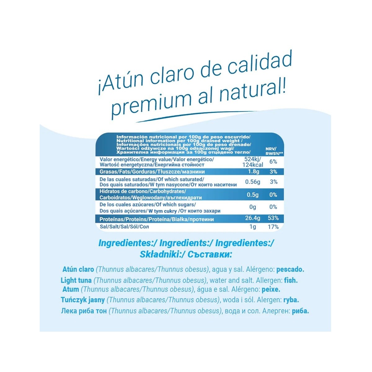 Atún Claro Al Natural 160g Dumón