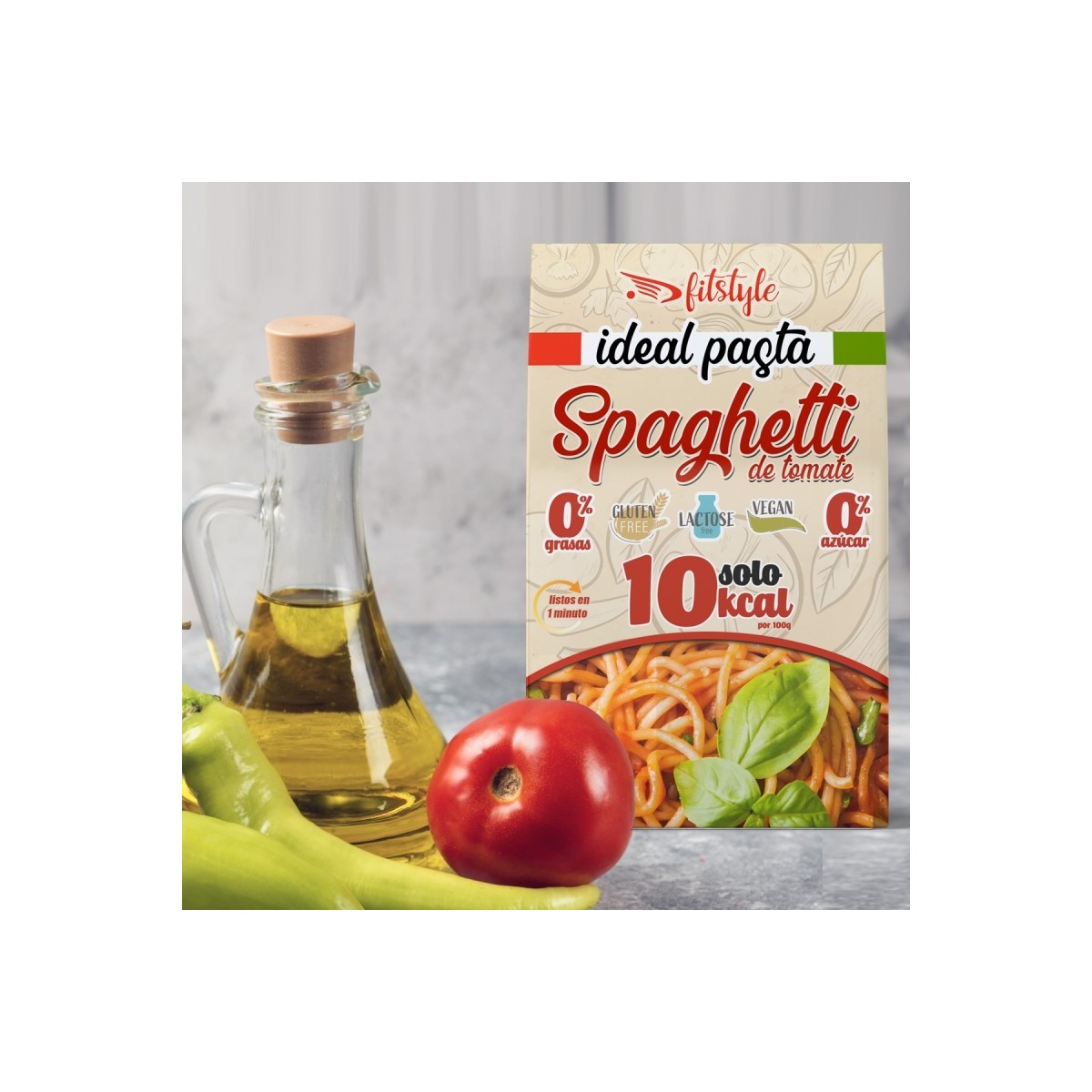 Ideal Pasta Konjac Spaghetti de Tomate Fitstyle 200g