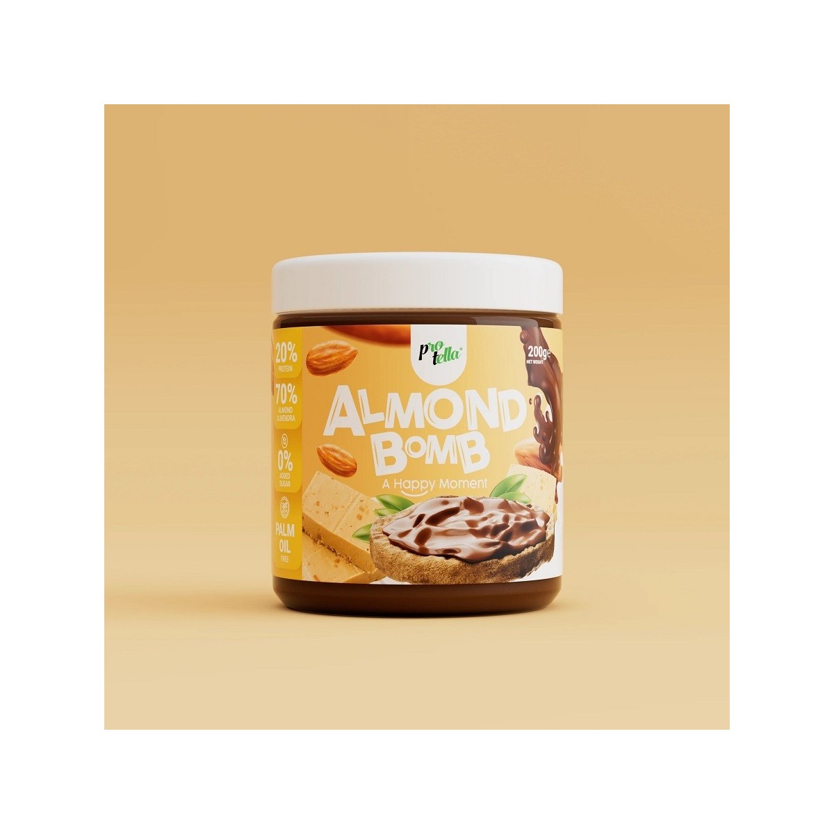 Protella Almond Bomb 200g Crema Almendras
