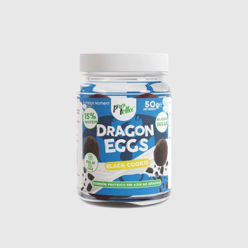 Dragon Eggs Black Cookies 50g Protella