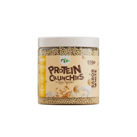 Protein Crunchies Chocolate Blanco 550g Protella Bolitas de Proteina Crujiente