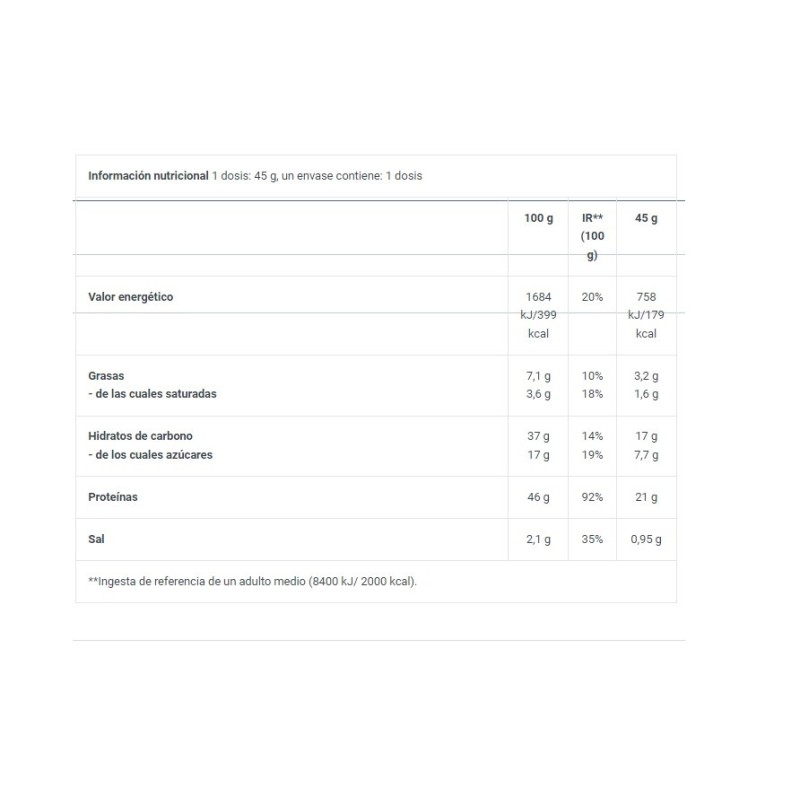 Mug Cake Protein Gusto Biotech 45g