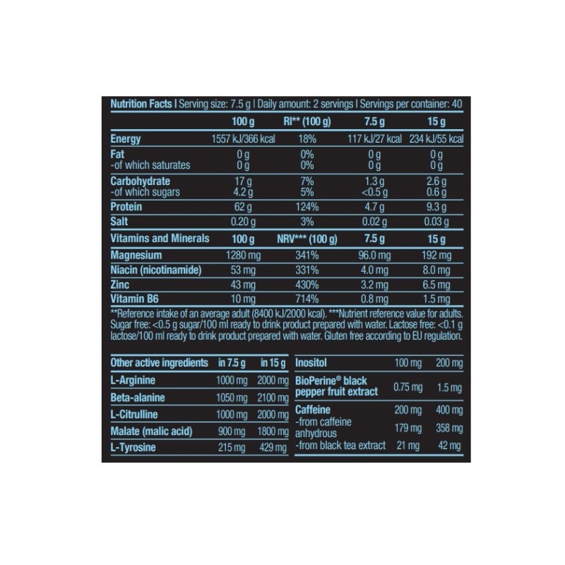 Black Blood Caf+ 300g-30 dosis-Biotech USA