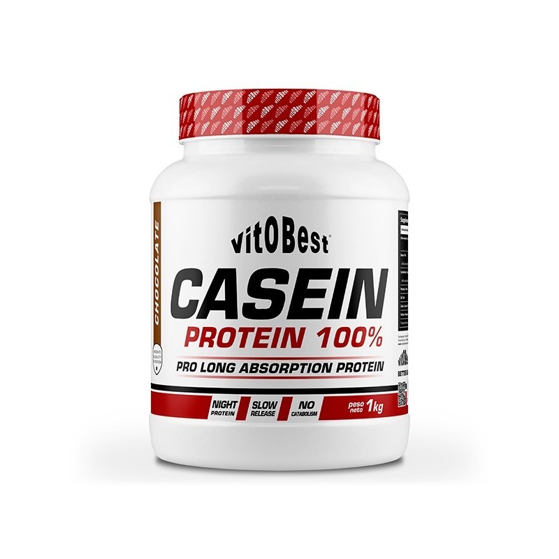 Casein Protein 1kg Vitobest Proteina Lenta Absorción