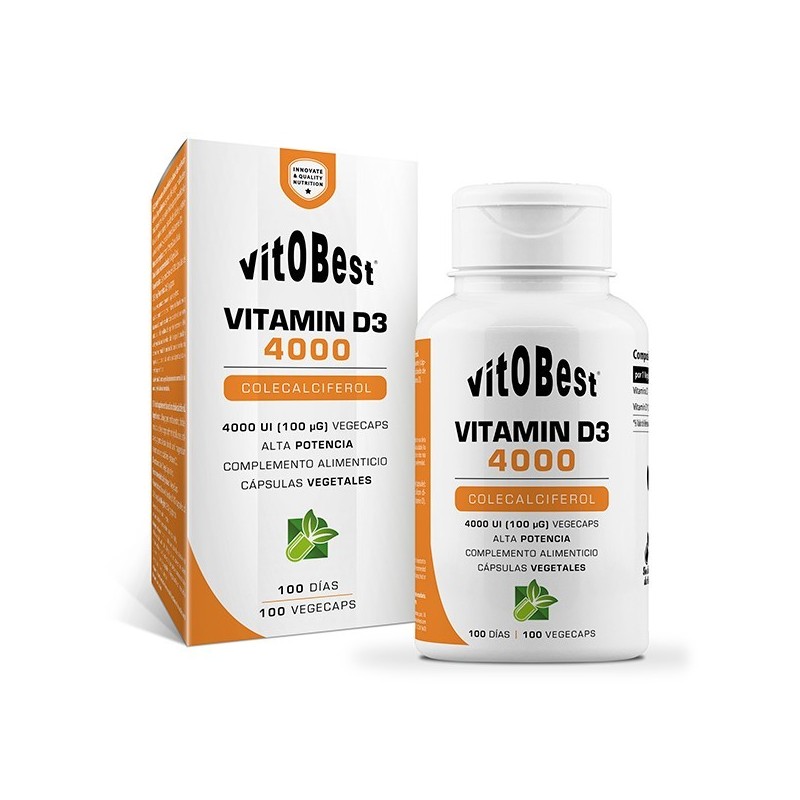 Vitamina D3 4000iu 100 caps Vitobest