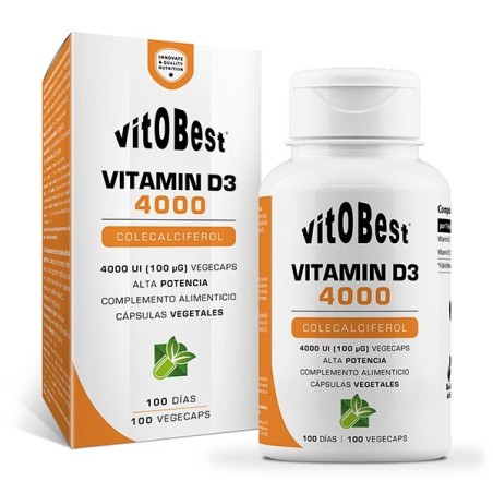 Vitamina D3 4000iu 100 caps Vitobest
