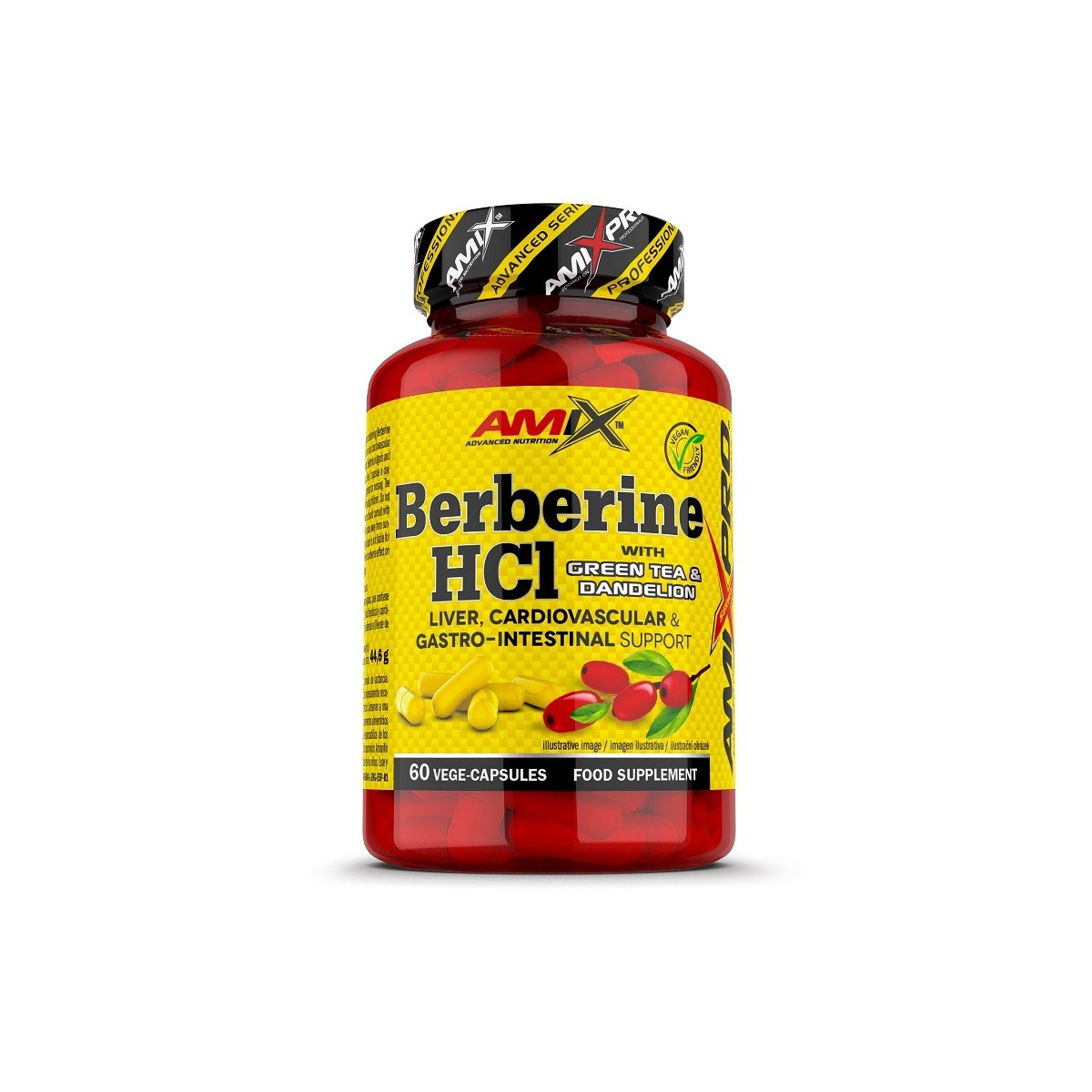 Berberina HCL 60 caps Amix Pro
