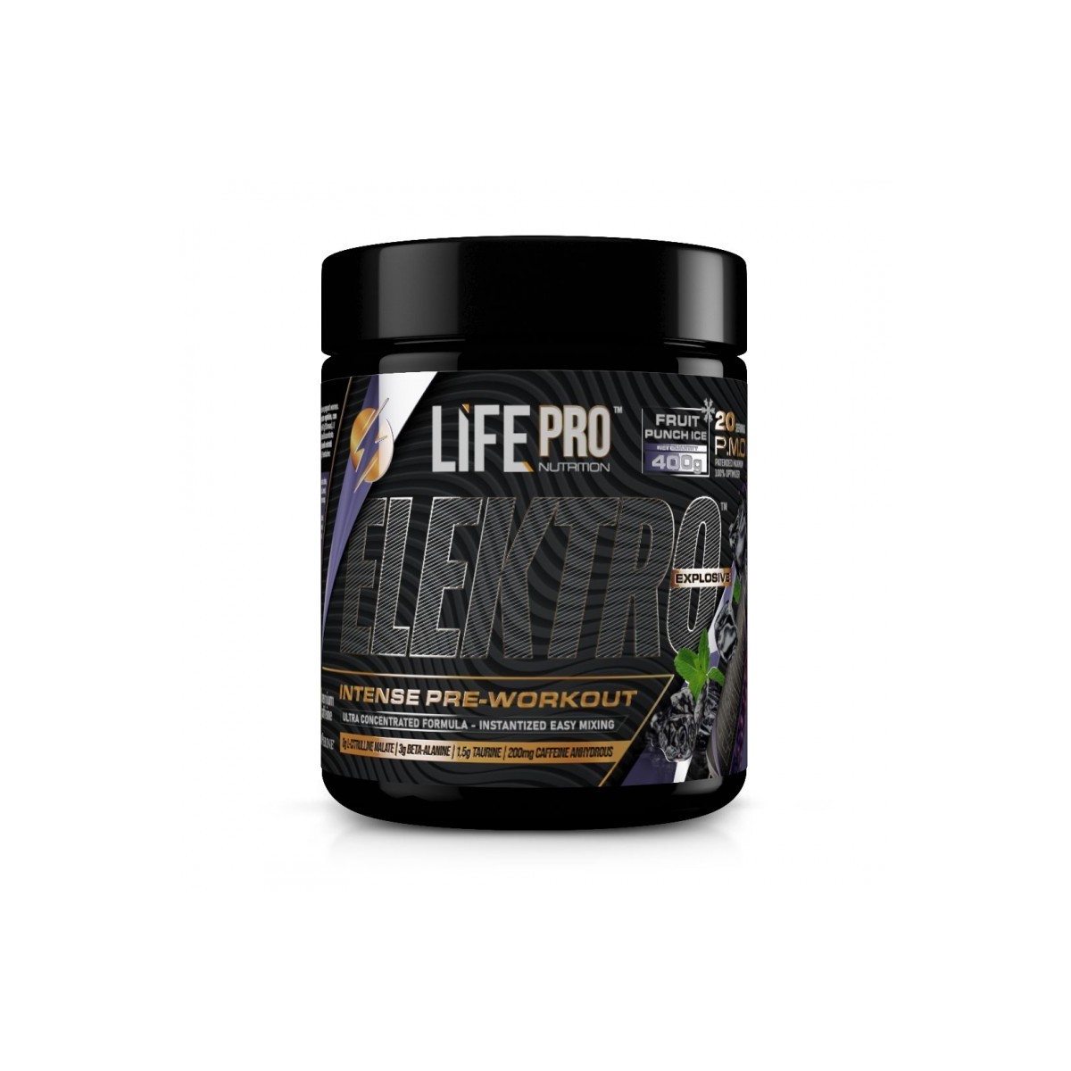 Elektro Pre Workout New Life Pro 400gr Pre entreno