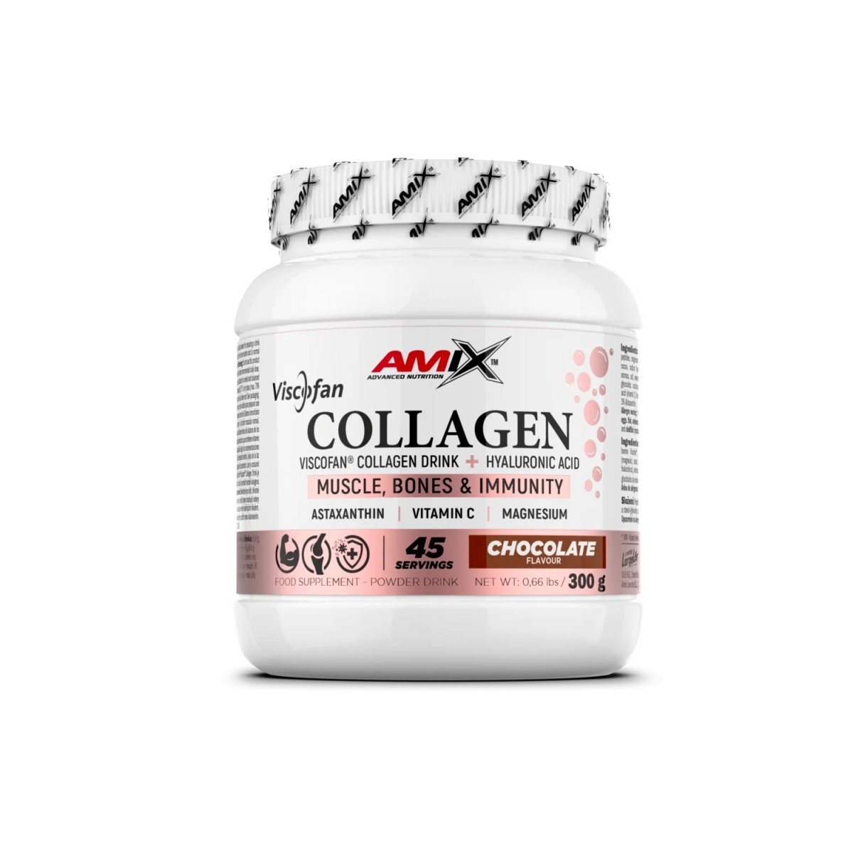 Colágeno con Magnesio Viscofan® 300gr Amix