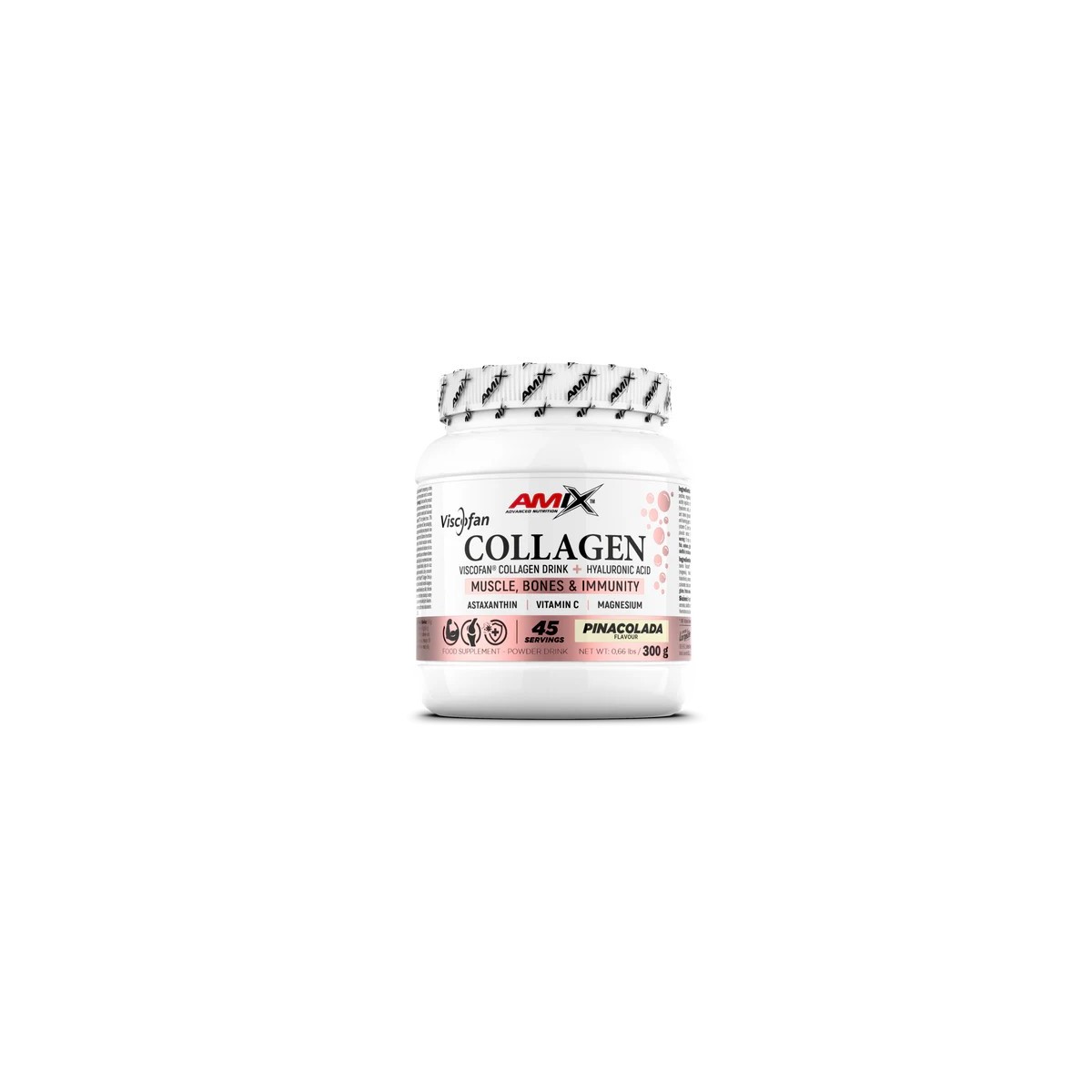 Colágeno con Magnesio Viscofan® 300gr Amix