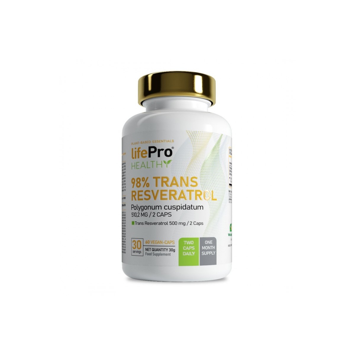 Trans Resveratrol 98% 60 caps Life Pro