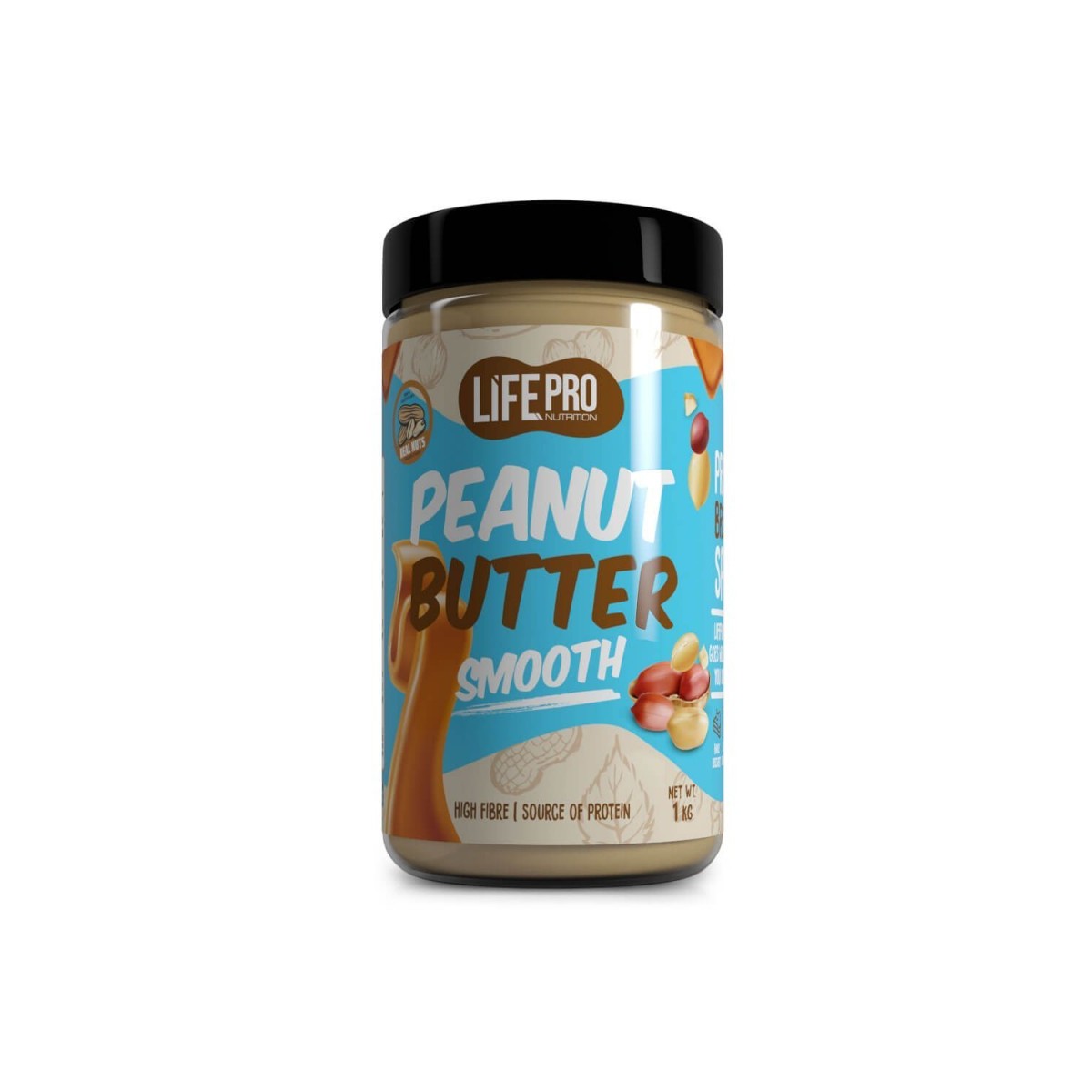 Peanut Butter Smooth Life Pro 1kg Crema de Cacahuete