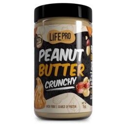 Peanut Butter Crunchy 1kg Life Pro Crema de Cacahuete
