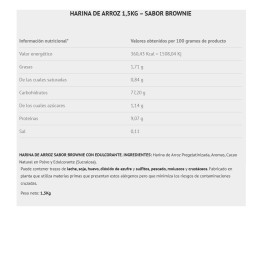 Crema de Arroz Pregelatinizada 1.5kg Scientiffic Nutrition