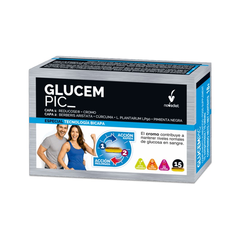 Glucem Pic 15 Comprimidos NovaDiet
