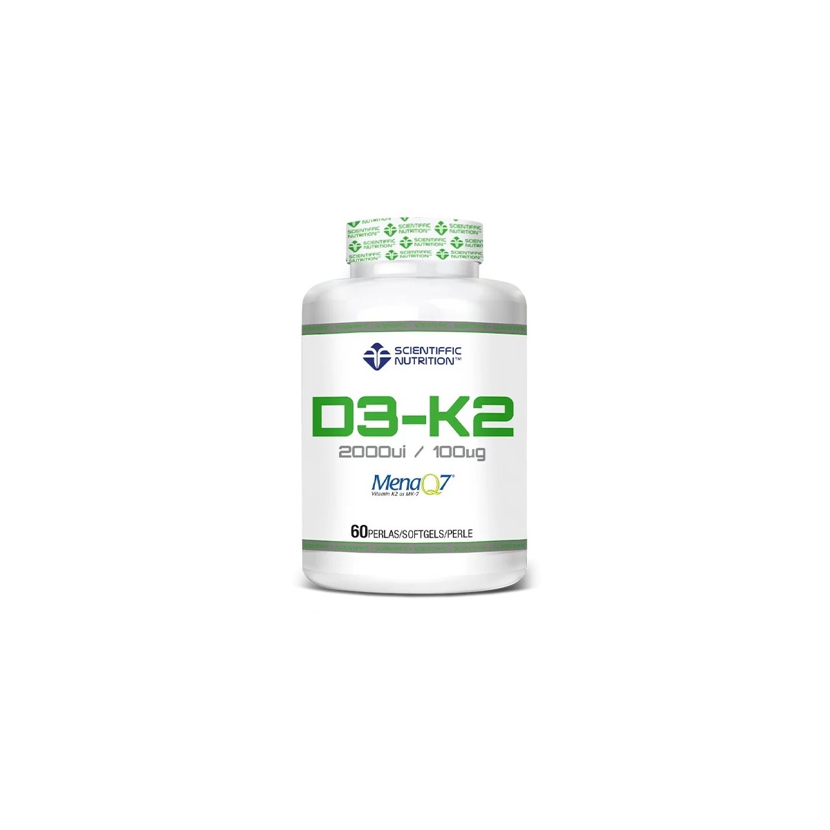 Vitamina D3-K2 60perlas Scientiffic Nutrition