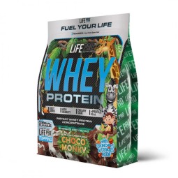 Whey Choco Monky 1kg Bag Edition Life Pro