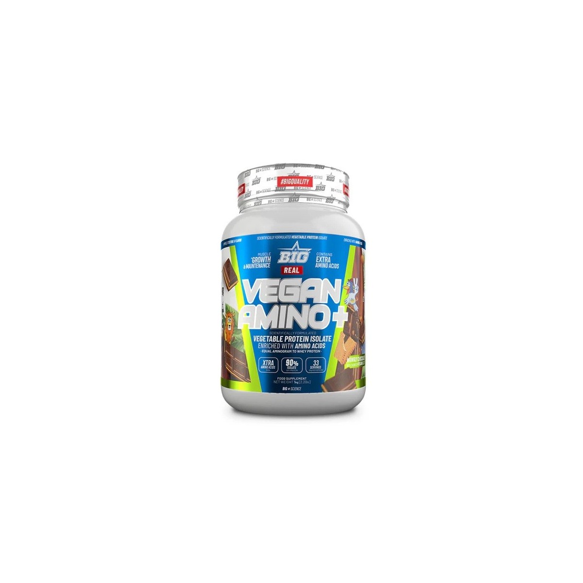 Vegan Amino Plus 1Kg Big Proteína Vegana