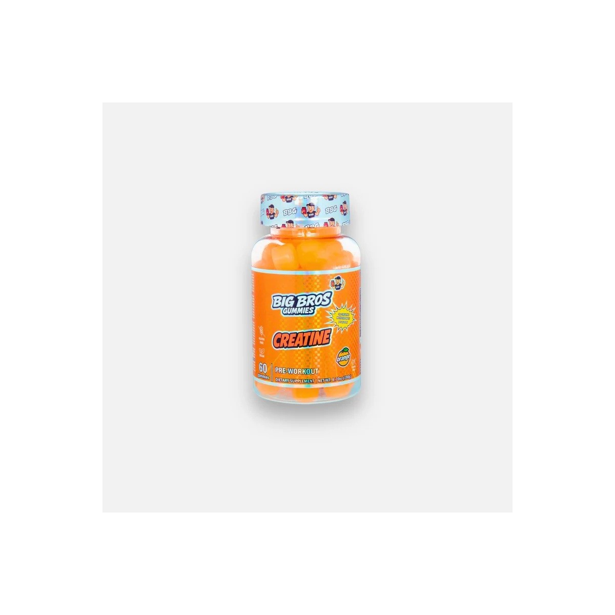 Creatina en Gominolas Big Bros 60 gummies
