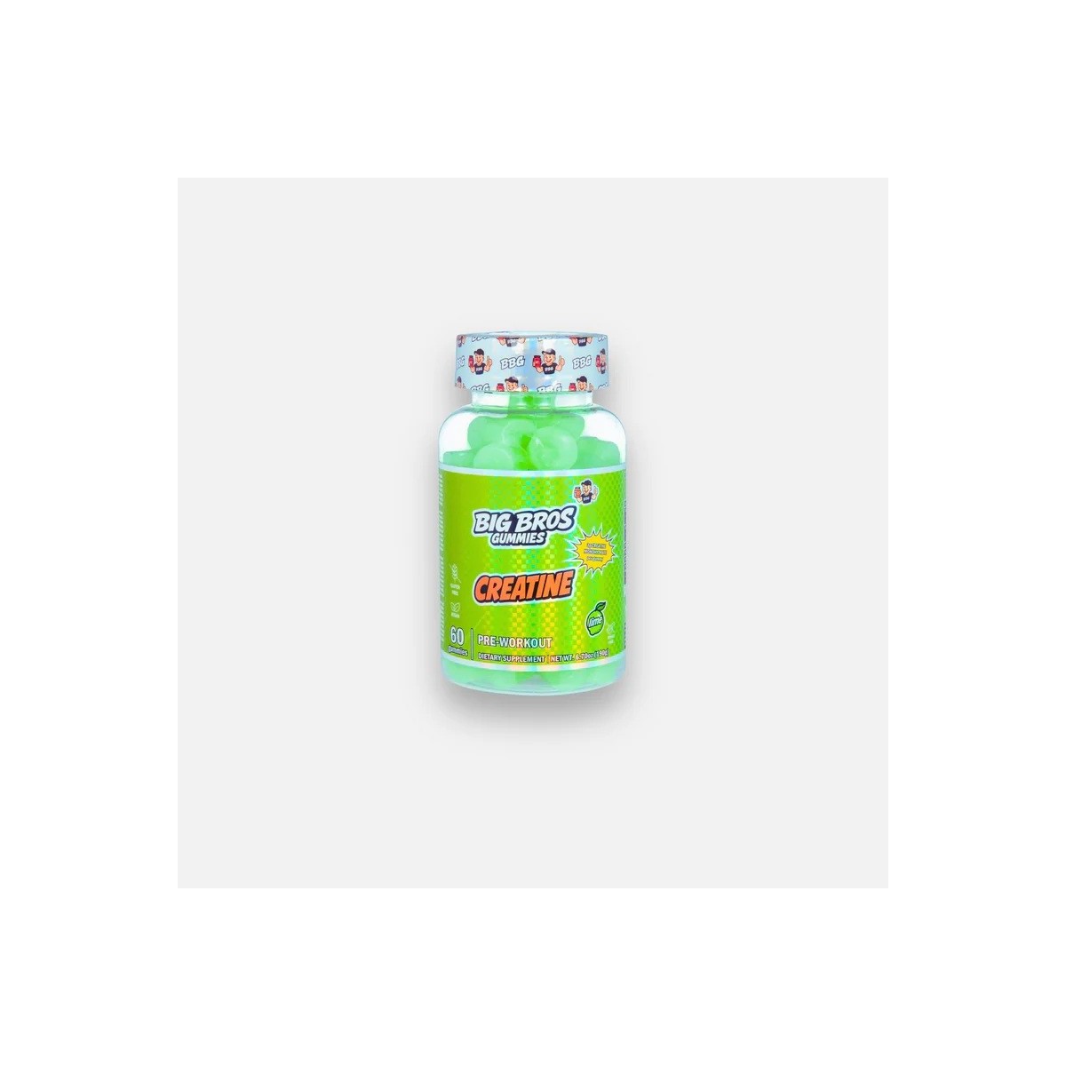 Creatina en Gominolas Big Bros 60 gummies
