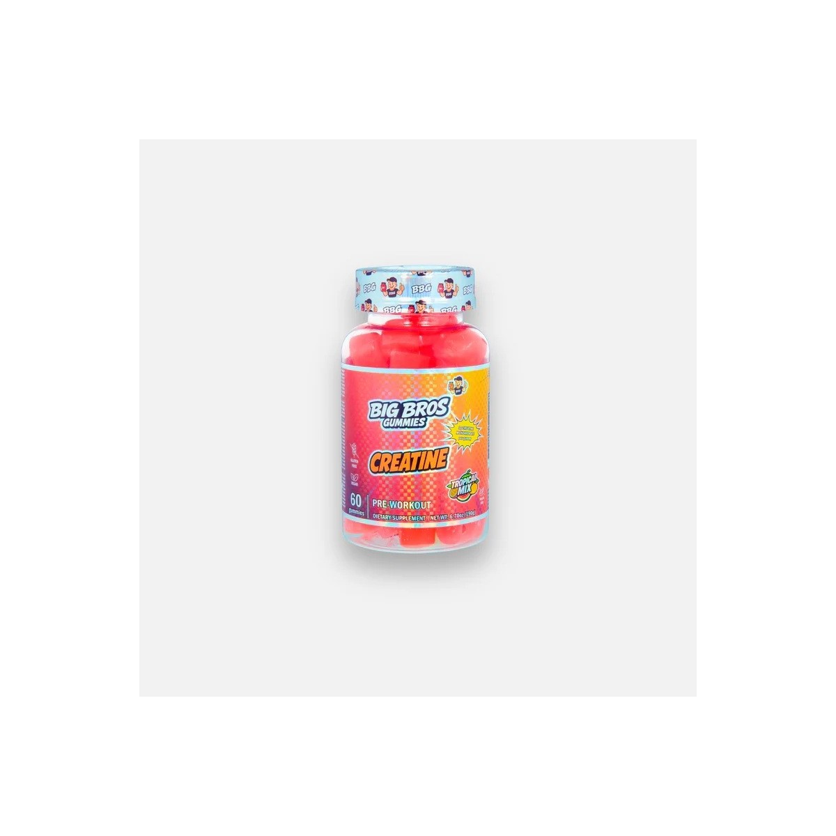 Creatina en Gominolas Big Bros 60 gummies