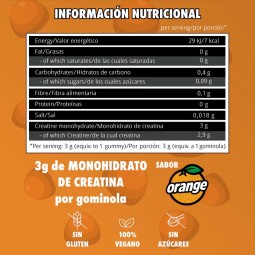 Creatina en Gominolas Big Bros 60 gummies